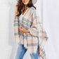 Punch of Plaid Lightweight Poncho