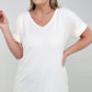 Simply Spring Ribbed V-Neck top