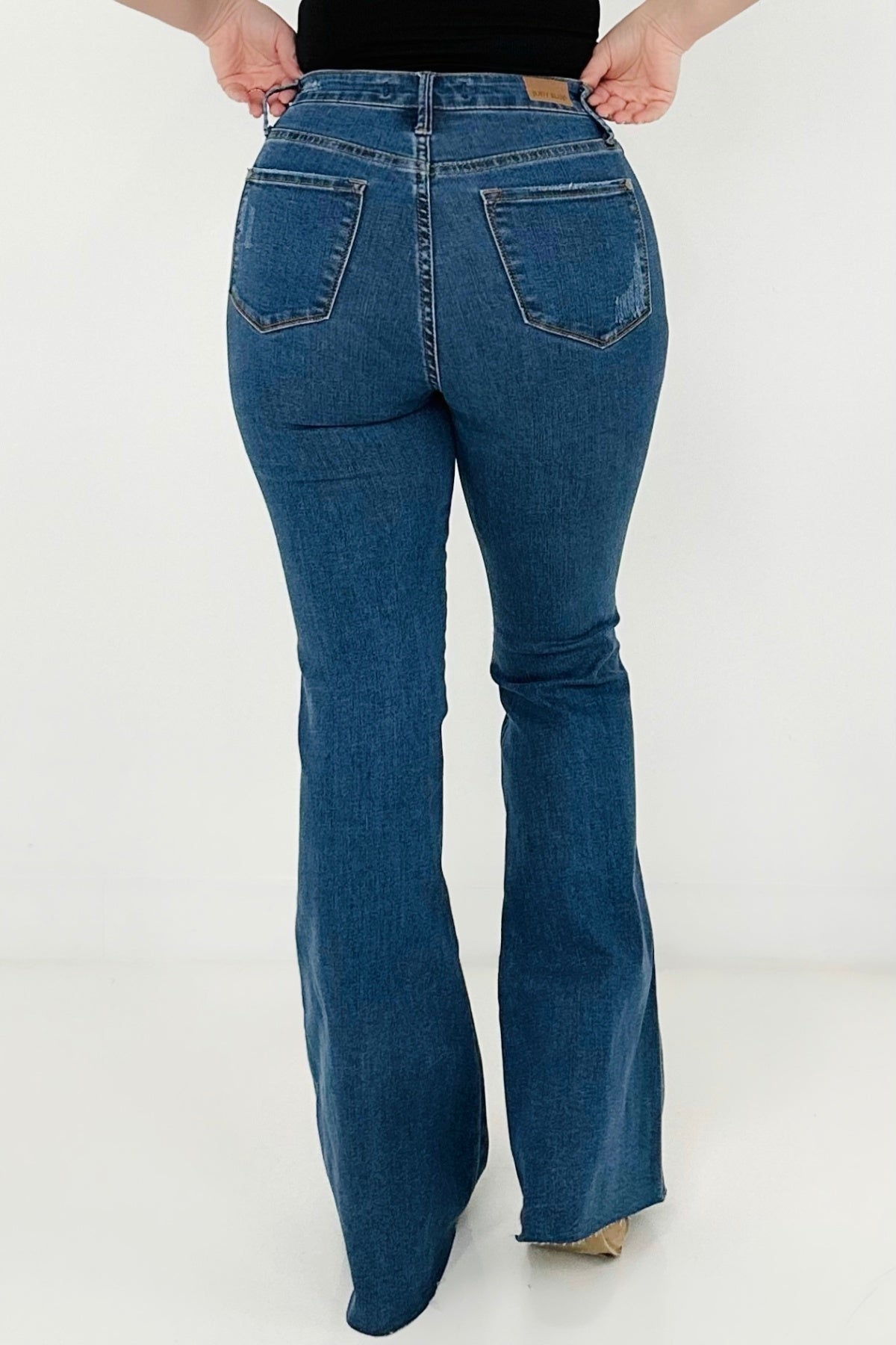 Judy Blue Cool Denim Tummy Control Flare Jeans