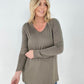 Rae Mode Basic V-Neck Long Sleeve Top