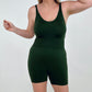 Zenana Solid Sports Romper