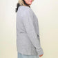 Zenana Long Sleeve Popcorn Sweater Cardigan with Pockets