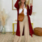 Wine Time Ribbed Cardigan - 3 Colors