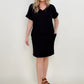 Brushed DTY V-Neck Dress