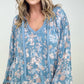 York Tied Neck Long Sleeve Top