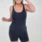 Zenana Solid Sports Romper