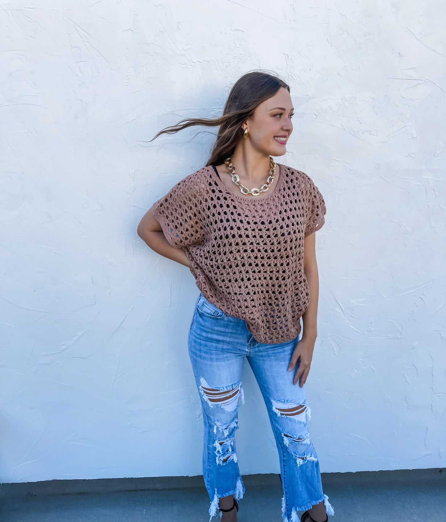 PREORDER: Flirty Girl Knit Sweater in Four Colors