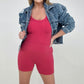 Zenana Solid Sports Romper