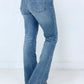 Judy Blue "Darla" Mid-Rise w/ Raw Hem Bootcut Jeans
