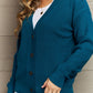Everyday Favorite V-Neck Cardigan in Teal
