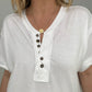 Raw Edge Short Sleeve Top