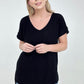 Simply Spring Ribbed V-Neck top