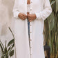 Crinkle Button Front Cover Up Shirt Dress