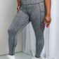 Rae Mode Full Size Heathered Wide Waistband Yoga Leggings