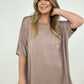 Zenana "Modish Comfort" Rayon Oversized Front Pocket Top