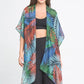 PREORDER: Palm Leaf Print Kimono in Three Colors