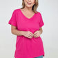 Simply Spring Ribbed V-Neck top