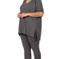 Microfiber Loungewear Set - Multiple Colors