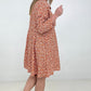 Floral Button Down Shirt Dress