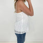 Swiss Dot Adjustable Strap Cami