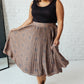 Cathedral Pleated Skirt