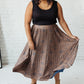Cathedral Pleated Skirt