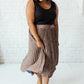 Cathedral Pleated Skirt