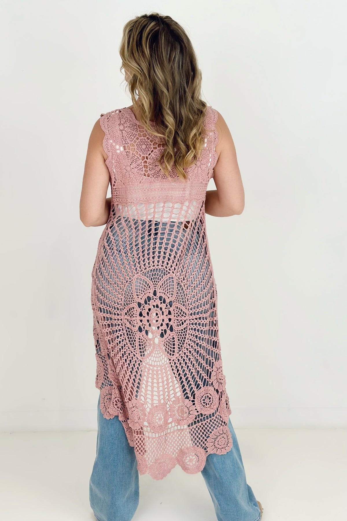 Vintage Crochet Sleeveless Top - Multiple colors