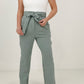 Pin Tuck Linen Pants