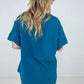 Raw Edge Short Sleeve Top