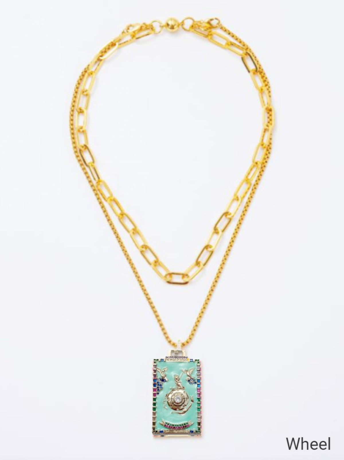 Melania Fortune Tarot Cards Pendant Necklace