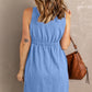 Sleeveless Button Down Mini Dress