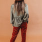 Embroidered Babydoll Blouse