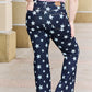 Judy Blue High Waist Star Print Flare Jeans