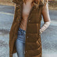 Women's Hooded Sleeveless Puffer Vest