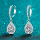 Moissanite Teardrop Earrings