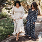 Heyson V-Neck Floral Smocked Bust Maxi Dress