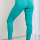 YMI Hyper-Stretch Mid-Rise Skinnies in Sea Green