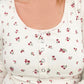 Total Brami Ditsy Floral Henley Long Sleeve Top - 2 Colors