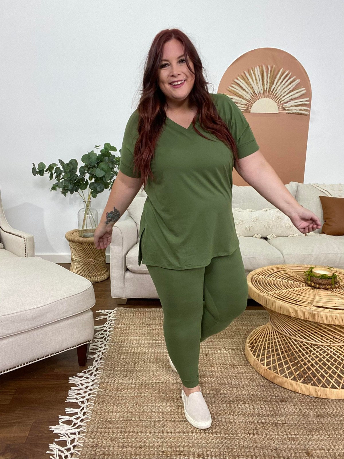 Microfiber Loungewear Set - Multiple Colors