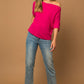 Off the Shoulder Cowl Neck Top