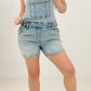 Judy Blue HW Destroy Shorts Overalls
