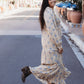 Heyson V-Neck Floral Smocked Bust Maxi Dress