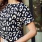 Leopard Round Neck Tee Shirt
