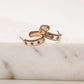 Retro Star Hoop Earrings - WATERPROOF