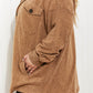 SIZE SMALL The Cozies Brushed Mélange Shacket