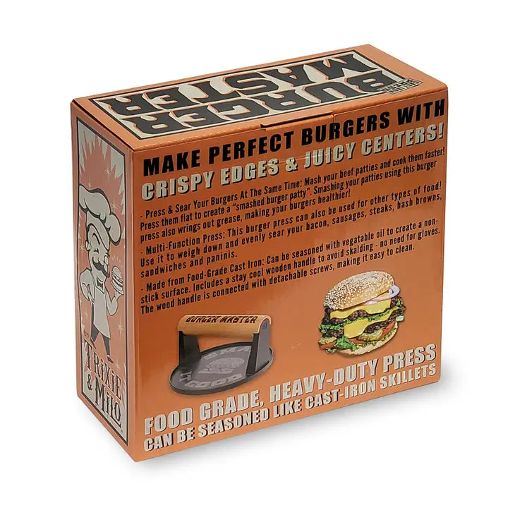 PREORDER: Burger Master Cast Iron