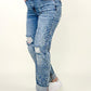 Judy Blue Paisley Print Boyfriend Jeans
