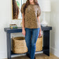 Spotted Animal Print Blouse