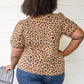 Spotted Animal Print Blouse